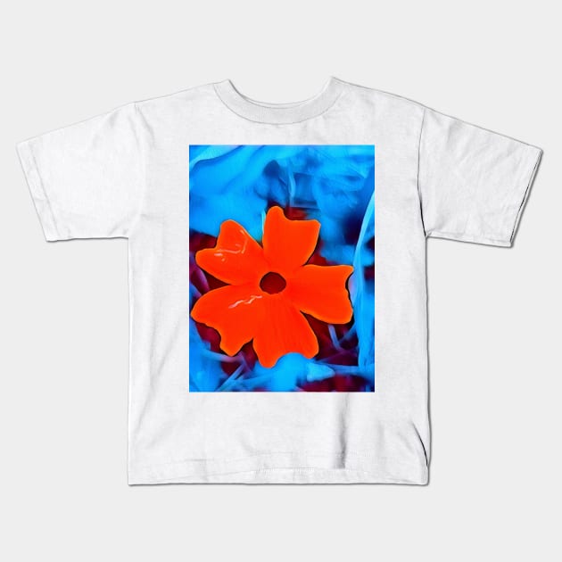 Flower Art Kids T-Shirt by Avivacreations